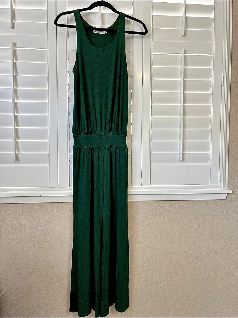 Fighting Eel Vintage Green Tank Jumper Size S Like New